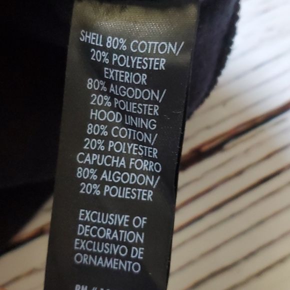 🆕️ CALVIN KLEIN GIRLS BLACK HOODED SWEATER - Picture 6 of 7